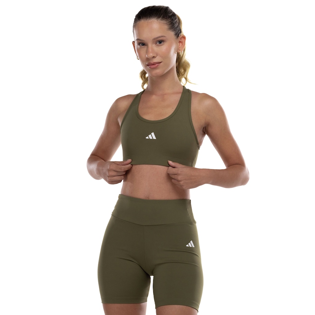 Imagem 1 do produto Top Fitness sem Bojo adidas Média Sustentação Treino Básico Adulto