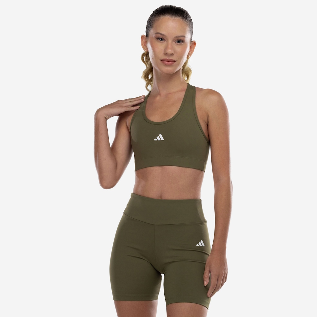 Imagem 4 do produto Top Fitness sem Bojo adidas Média Sustentação Treino Básico Adulto