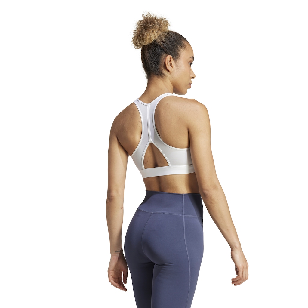 Imagem 2 do produto Top Fitness sem Bojo adidas Média Sustentação Powerreact Big Logo Adulto