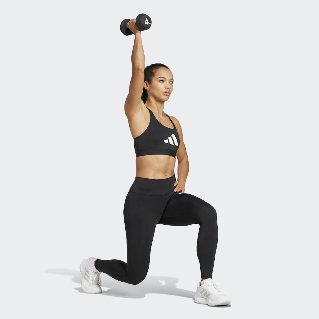 Imagem 3 do produto Top Fitness sem Bojo adidas Média Sustentação Powerreact Big Logo Adulto