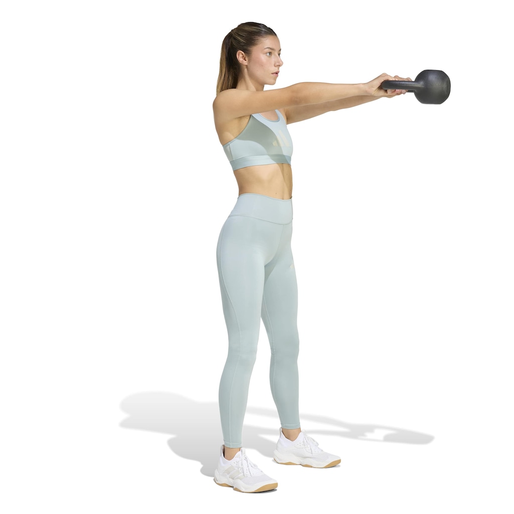 Imagem 3 do produto Top Fitness sem Bojo adidas Média Sustentação Powerreact Big Logo Adulto