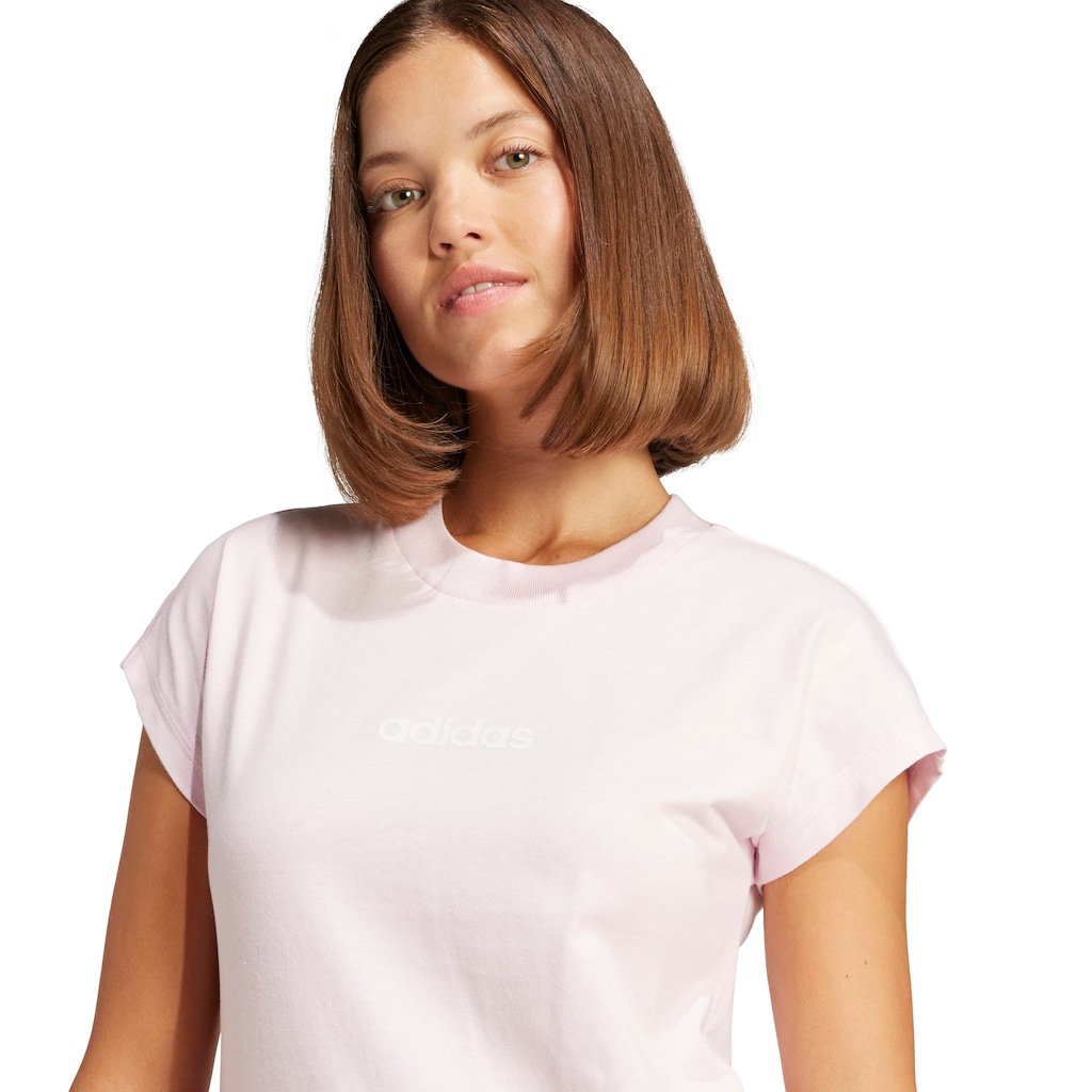 Imagem 4 do produto Camiseta Feminina adidas Manga Curta Logo Linear
