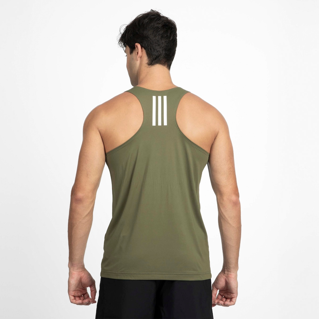 Imagem 2 do produto Camiseta Regata Masculina adidas Own The Run 3 Listras