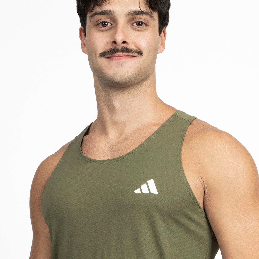 Imagem 3 do produto Camiseta Regata Masculina adidas Own The Run 3 Listras
