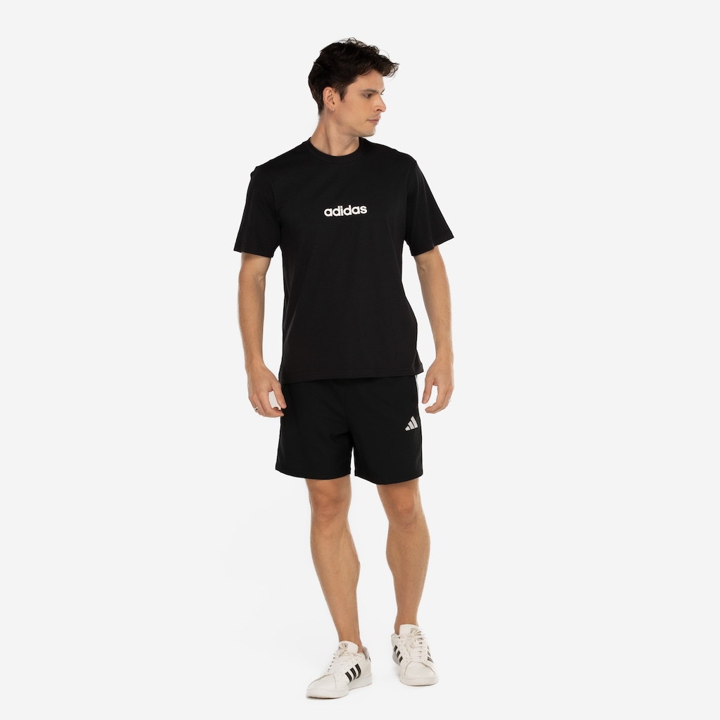 Imagem 3 do produto Camiseta Masculina adidas Manga Curta Logo Linear