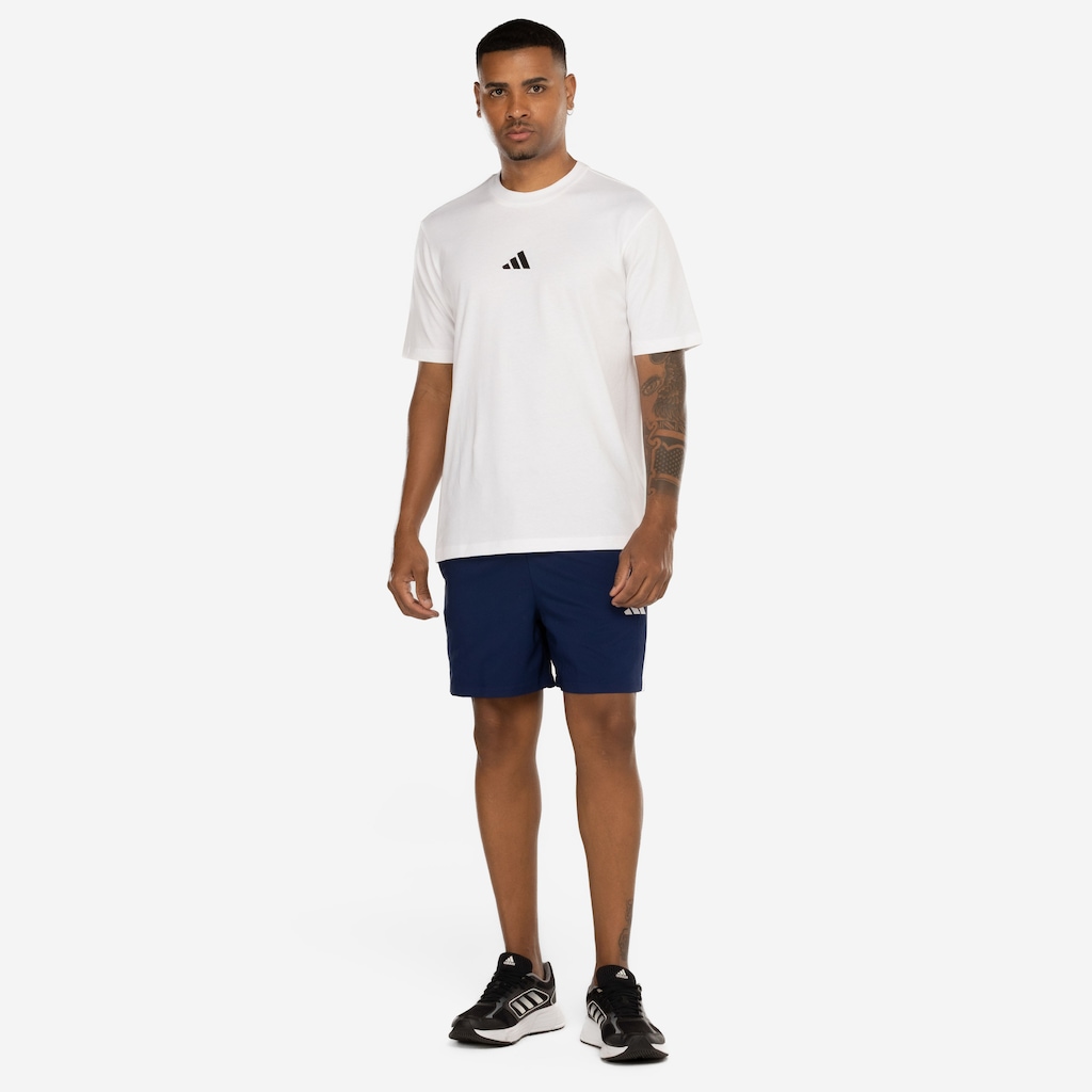 Imagem 3 do produto Camiseta Básica adidas Logo Pequeno - Masculina