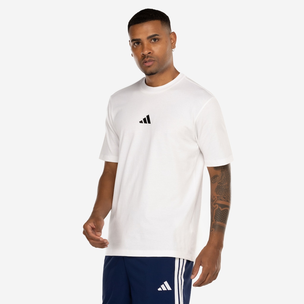 Imagem 4 do produto Camiseta Básica adidas Logo Pequeno - Masculina