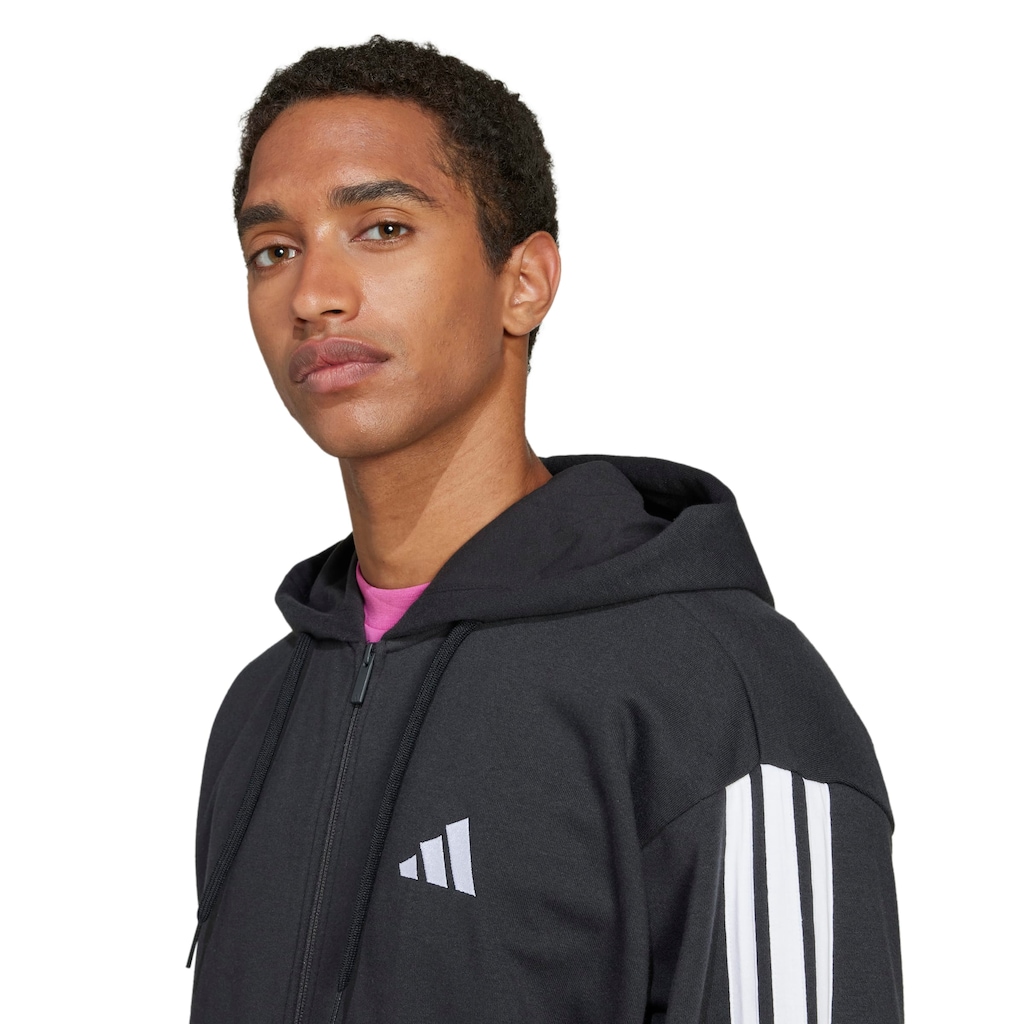 Imagem 4 do produto Jaqueta Masculina adidas com Capuz 3 Stripes