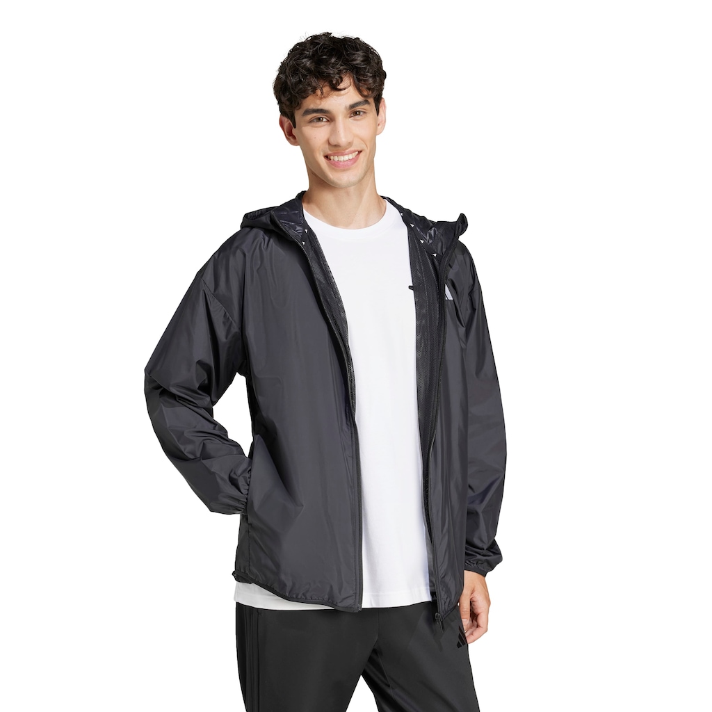 Imagem 3 do produto Jaqueta Corta-Vento Masculina adidas com Capuz