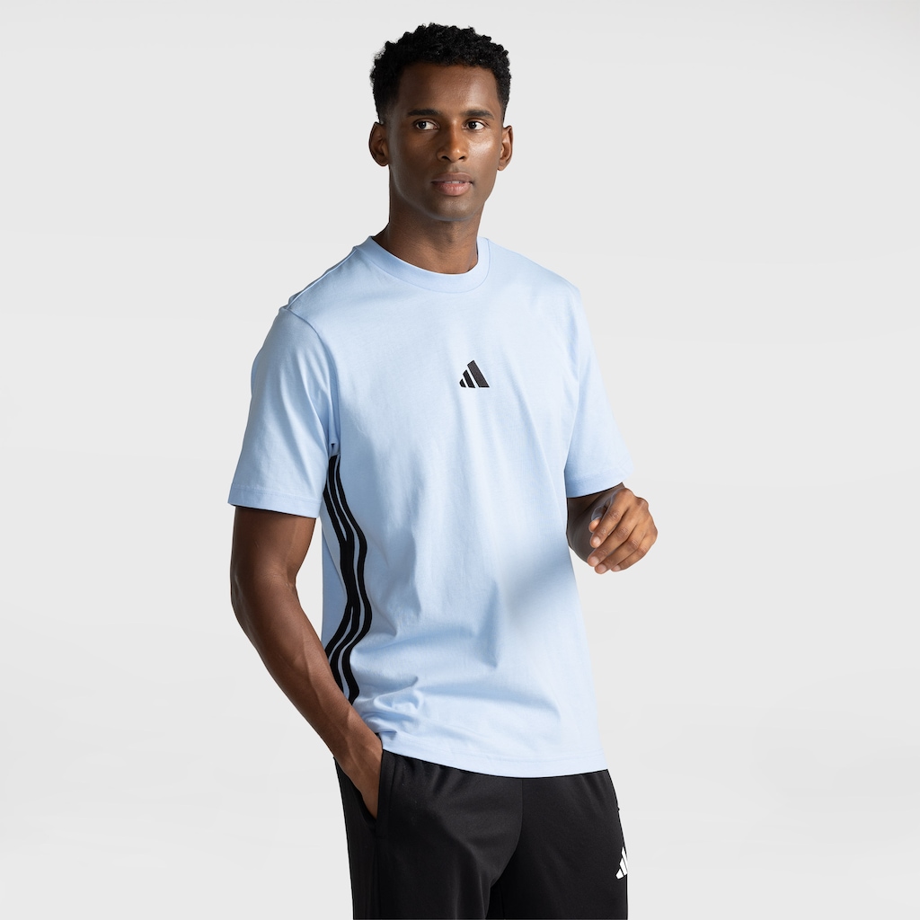 Imagem 2 do produto Camiseta Masculina adidas Manga Curta 3 Stripes