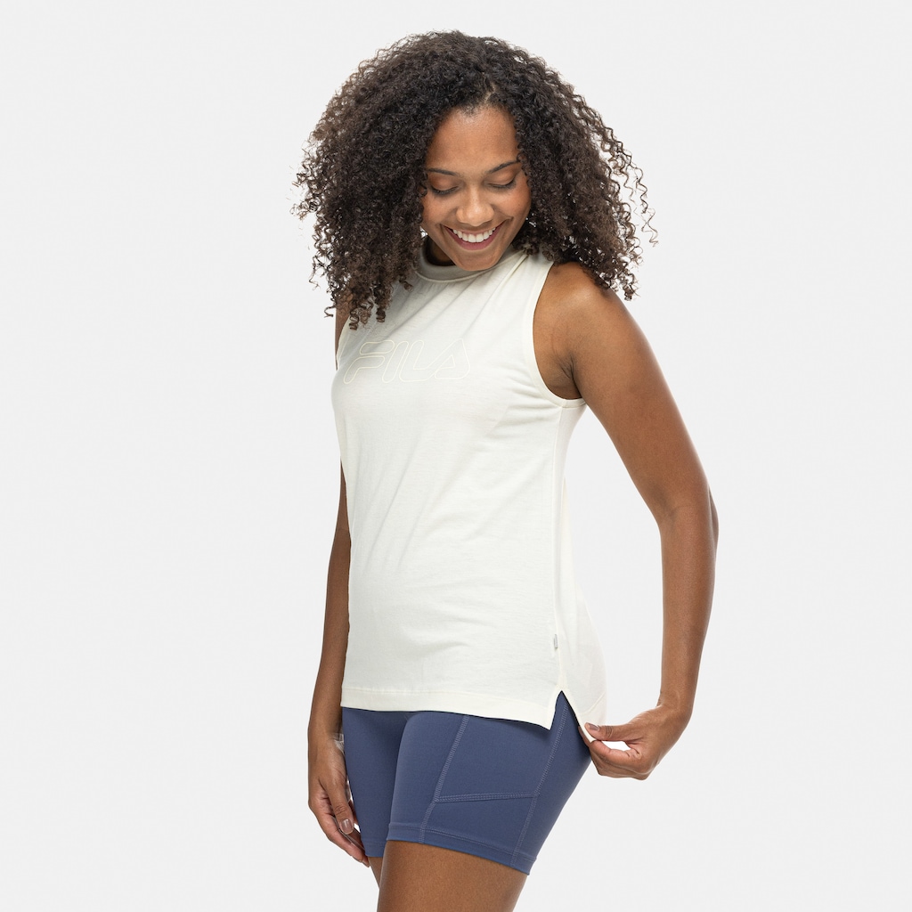 Imagem 4 do produto Camiseta Regata Feminina Fila Basic Regular Outline