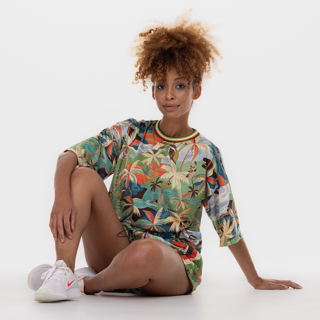 Imagem 4 do produto Camiseta Cropped Farm Bem Querer Dry Fit Feminina