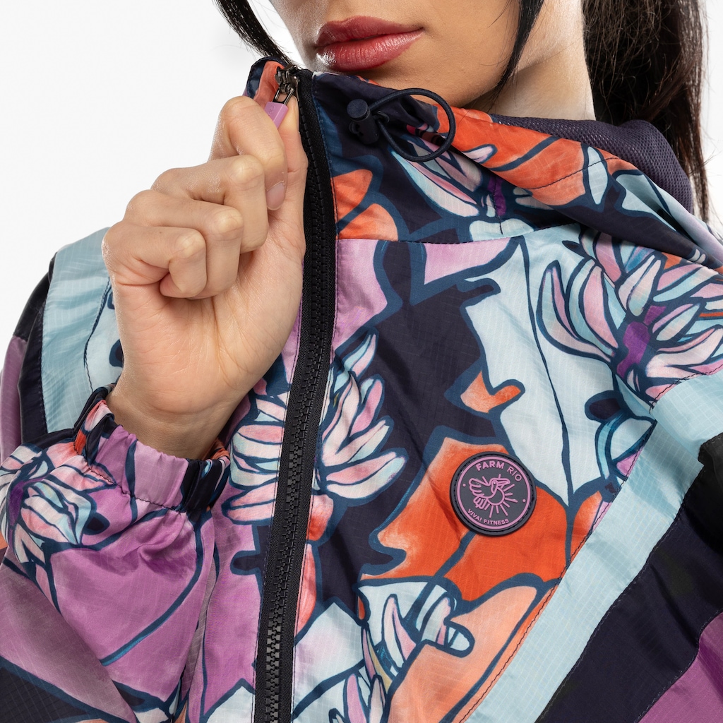 Imagem 5 do produto Jaqueta Farm Nylon Banana Flora Feminina