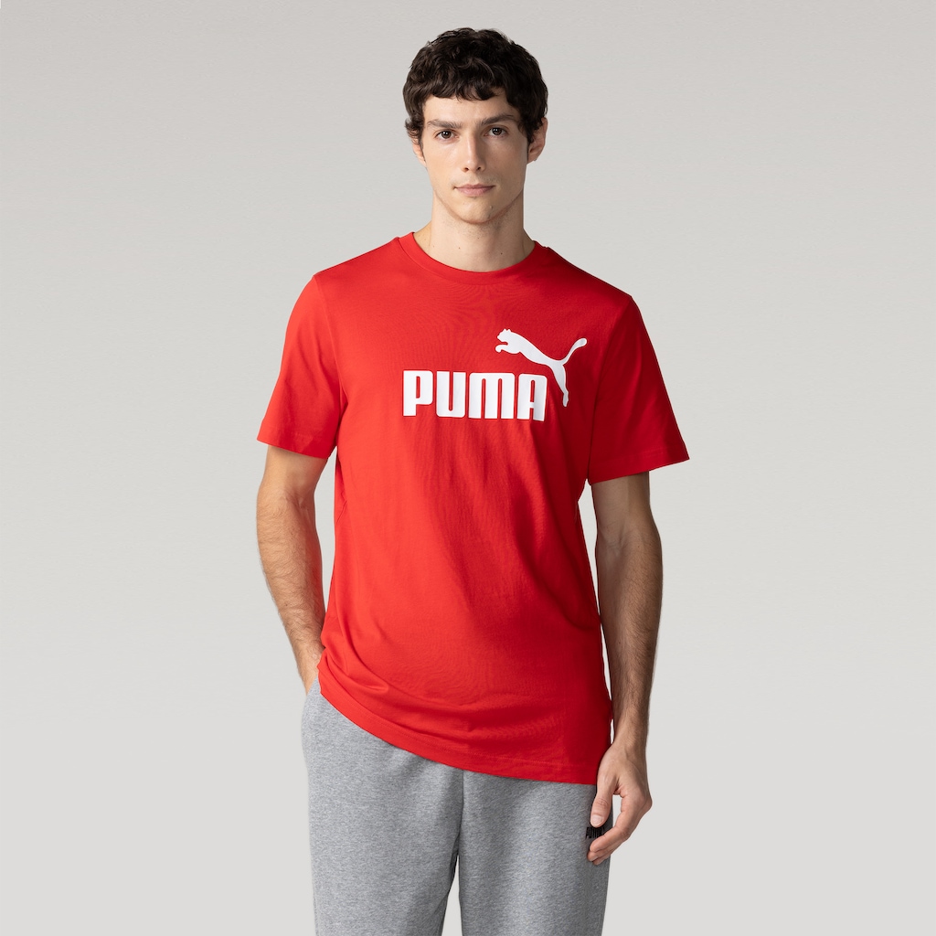 Imagem 2 do produto Camiseta Masculina Puma Manga Curta Essentials N01 Logo Tee