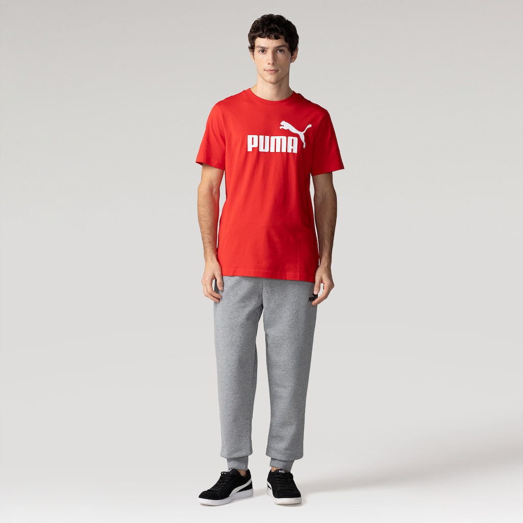 Imagem 4 do produto Camiseta Masculina Puma Manga Curta Essentials N01 Logo Tee