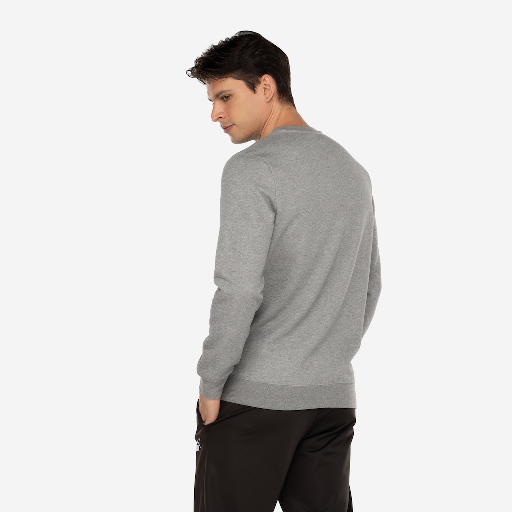 Imagem 2 do produto Blusão Masculino Puma Essentials 1 Logo Crew Fleece
