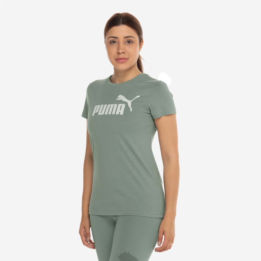 Imagem 4 do produto Camiseta Feminina Puma Manga Curta Essentials NO 1 Logo Tee S