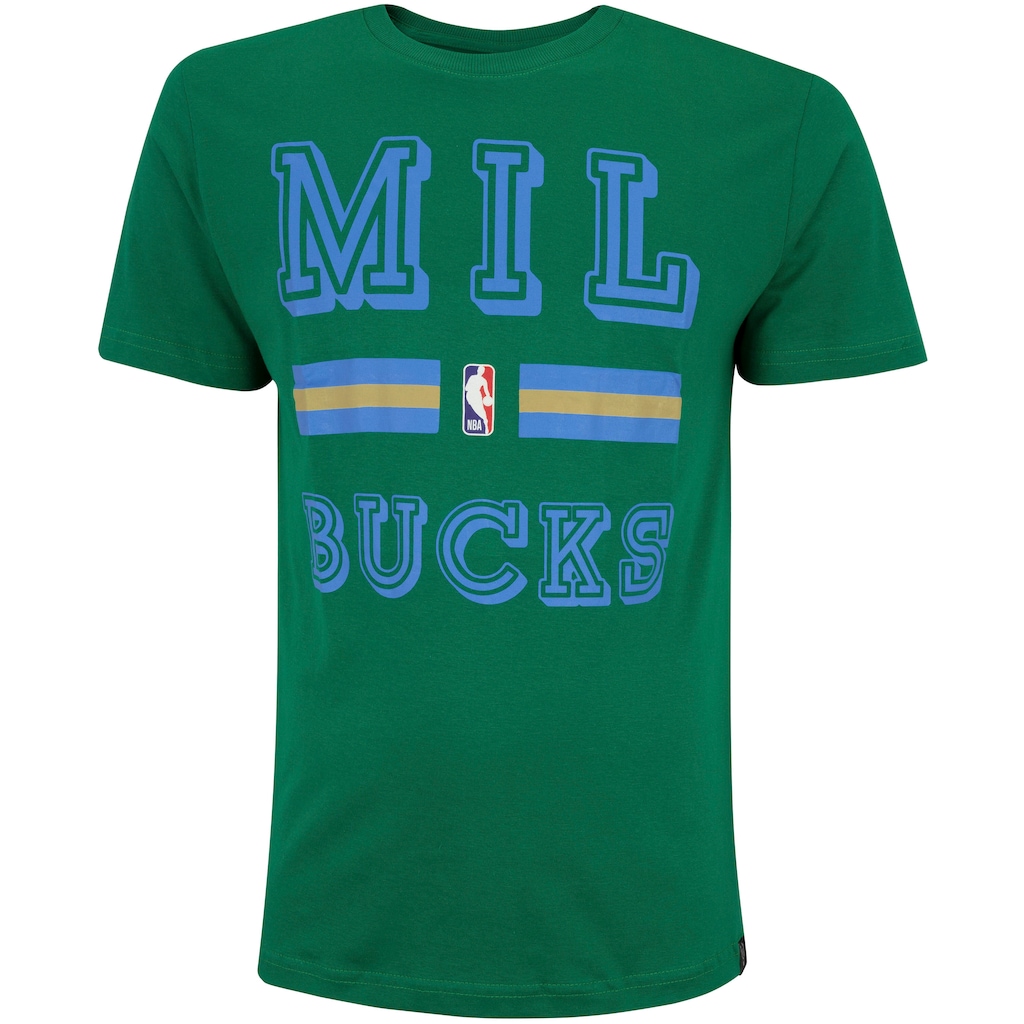 Imagem 1 do produto Camiseta do Milwaukee Bucks NBA Masculina Color Stripes N921A