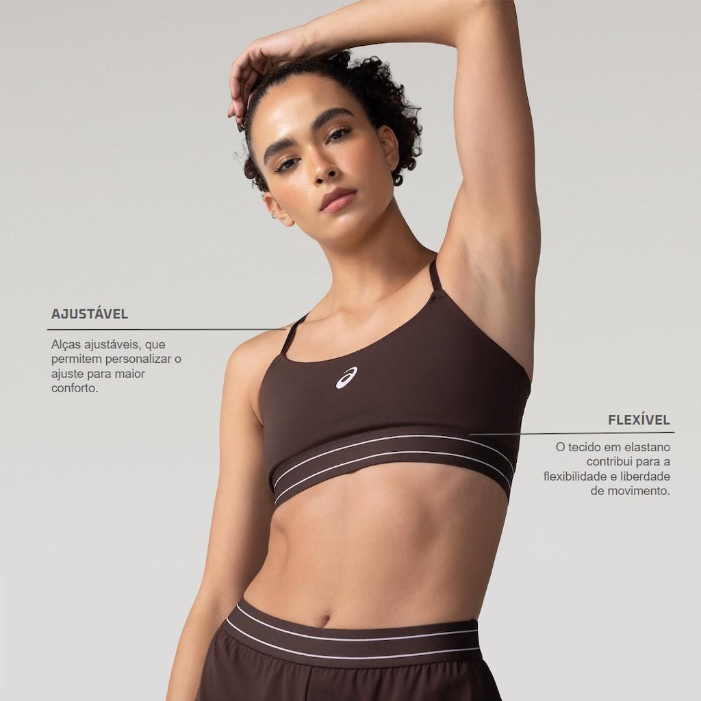 Imagem 2 do produto Top ASICS Nara Regulador Elástico Respirável Adulto