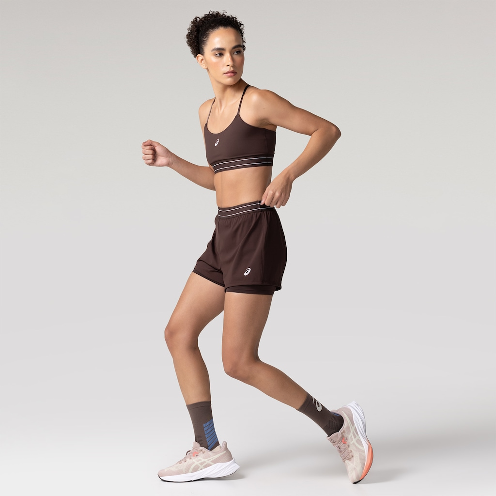 Imagem 4 do produto Short ASICS Nara Elástico 2 em 1 Feminino