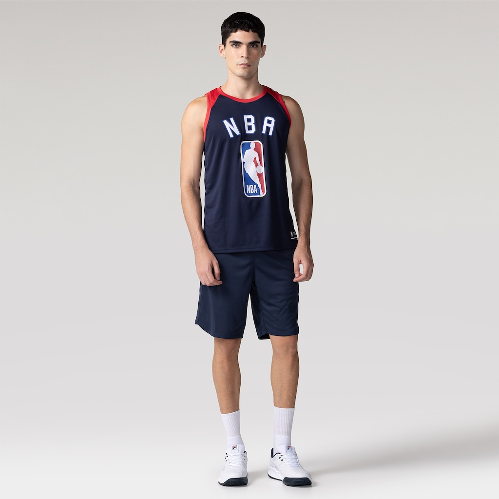 Imagem 3 do produto Camiseta Regata NBA Masculina Bankshot Logo N1110