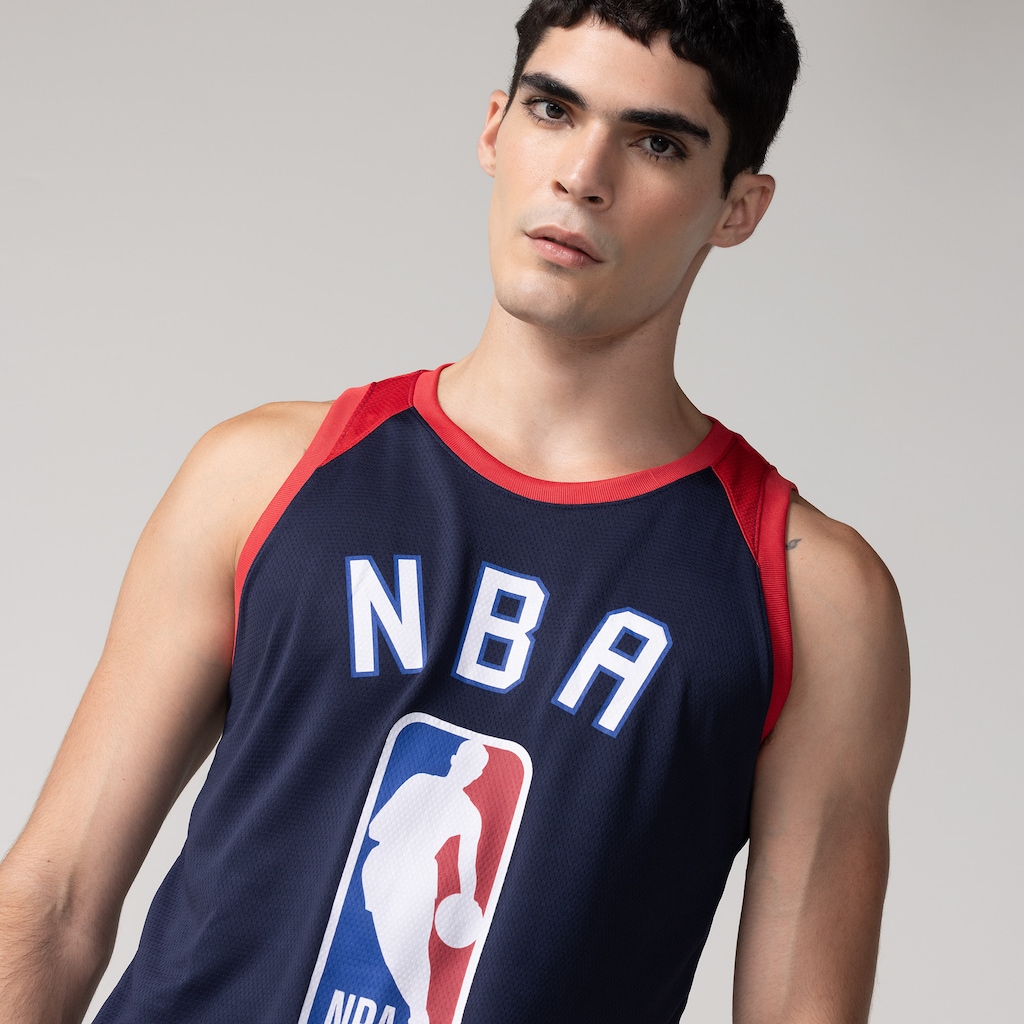 Imagem 5 do produto Camiseta Regata NBA Masculina Bankshot Logo N1110