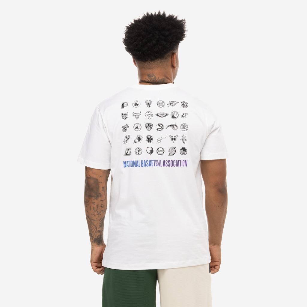 Imagem 2 do produto Camiseta NBA Masculina Manga Curta Gradient N0492