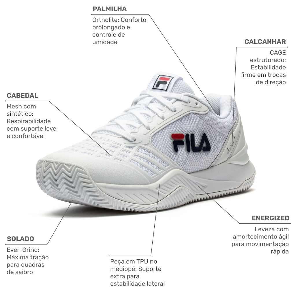 Imagem 2 do produto Tênis Fila Axilus 3 CC - Masculino - Tennis