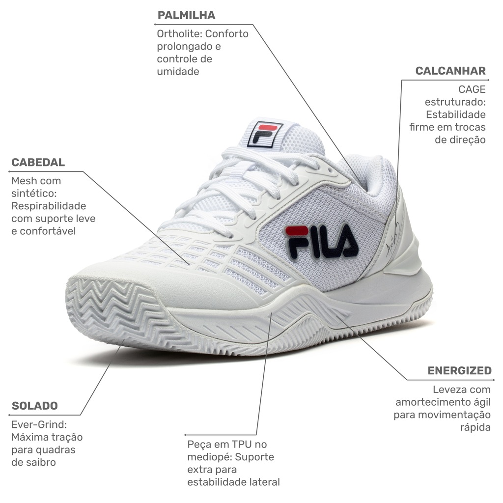 Imagem 2 do produto Tênis Fila Axilus 3 CC - Feminino - Tennis