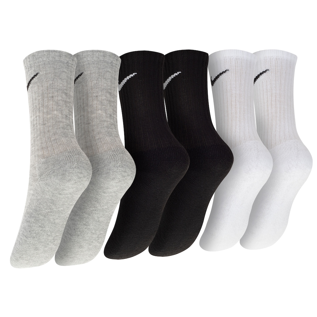 Imagem 2 do produto Kit 3 pares de Meias Nike Crew SP25 Cano Médio Infantil