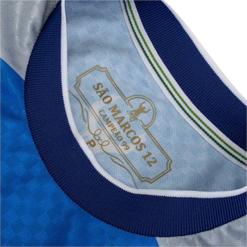 Imagem 4 do produto Camiseta do Palmeiras Manga Longa Betel Masculina Marcos Retrô 1999