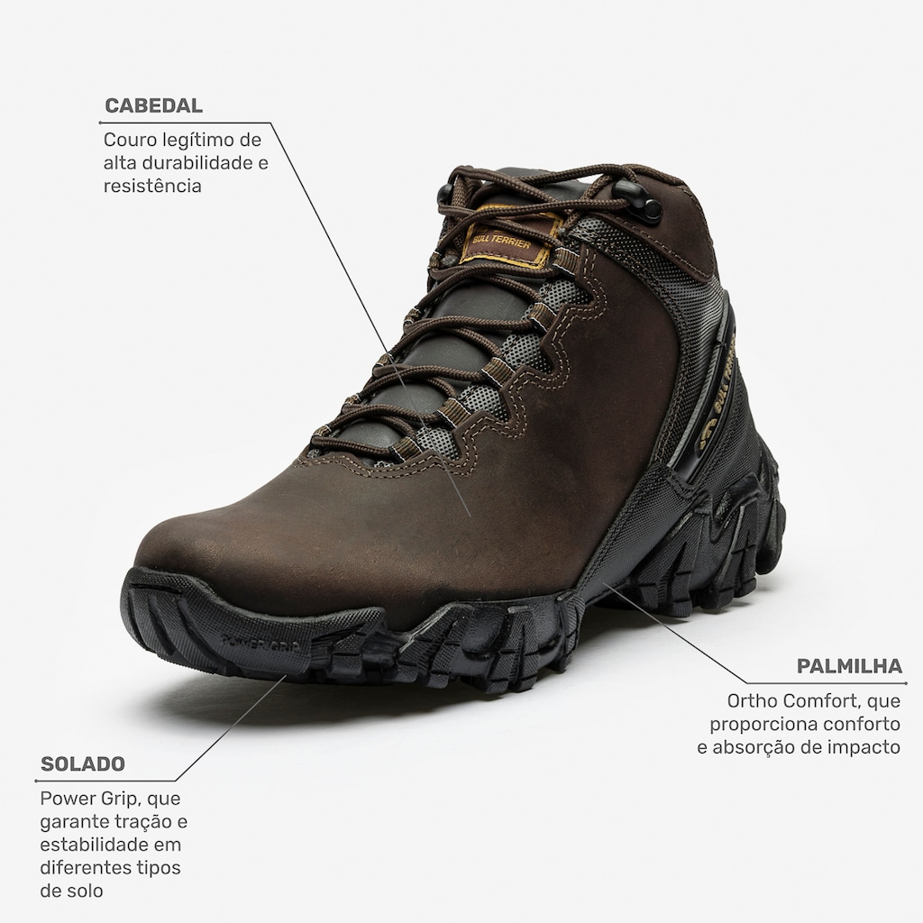 Imagem 3 do produto Bota de Couro Bull Terrier Dakar Masculina