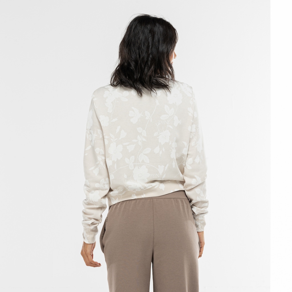 Imagem 2 do produto Blusão Feminino Nike Sportswear Crew Chill French Terry All Over Print