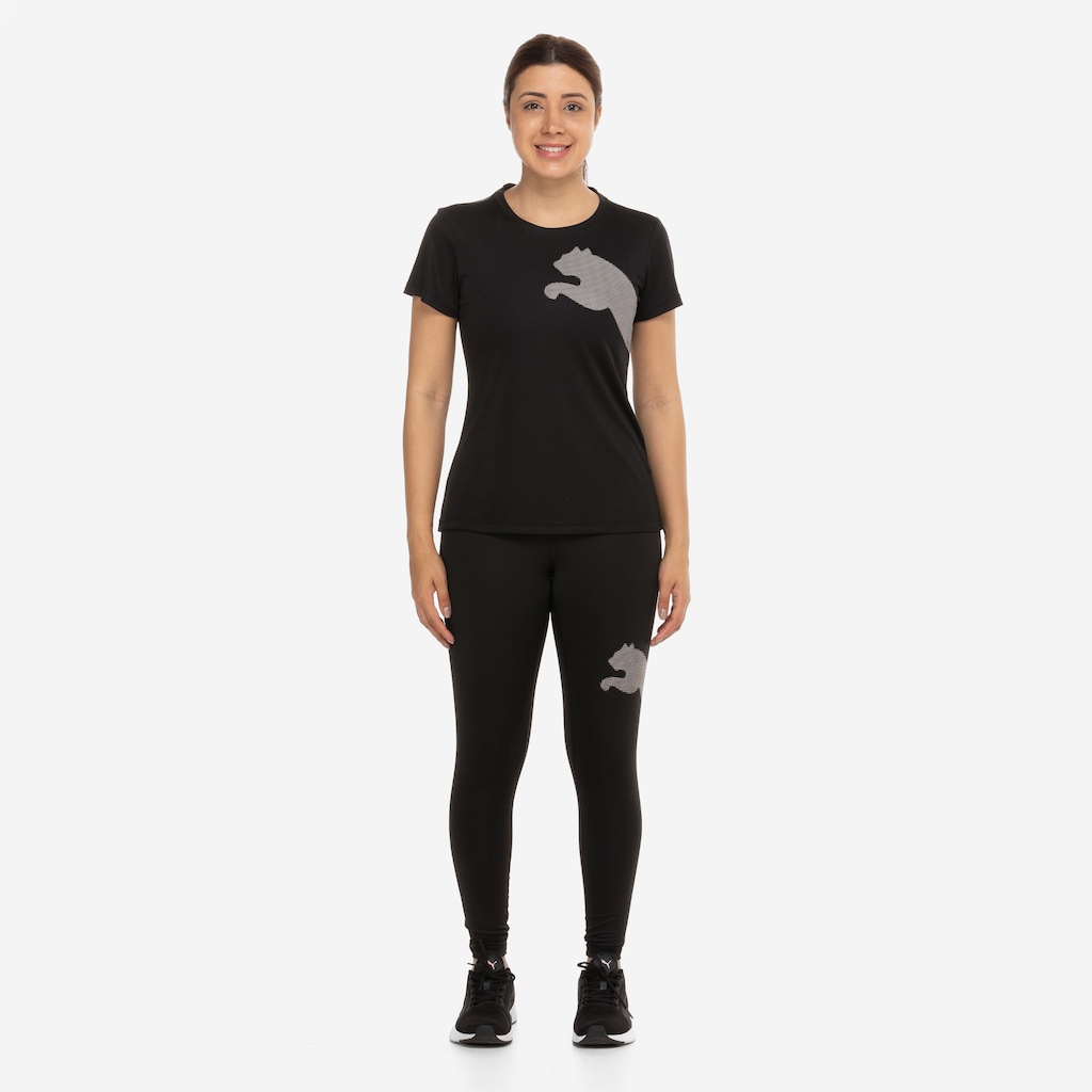 Imagem 3 do produto Camiseta Feminina Manga Curta Puma Tad Big Logo Jersey