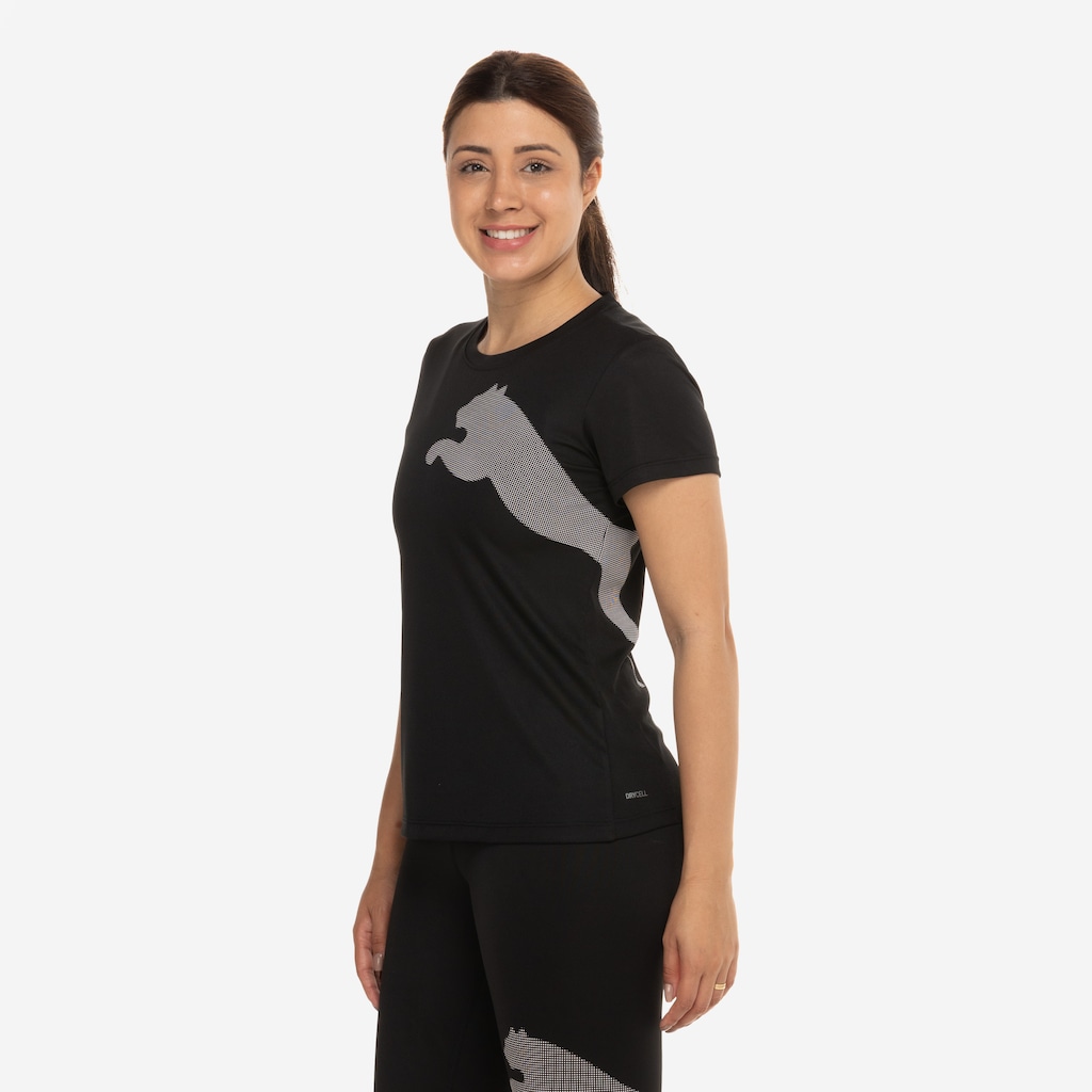Imagem 4 do produto Camiseta Feminina Manga Curta Puma Tad Big Logo Jersey