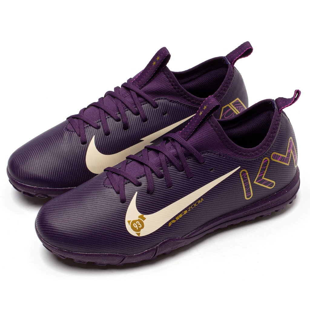 Imagem 4 do produto Chuteira Society Infantil Nike Zoom Vapor 16 Academy Kylian Mbappé