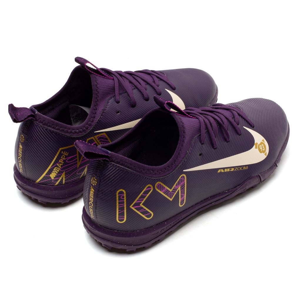 Imagem 5 do produto Chuteira Society Infantil Nike Zoom Vapor 16 Academy Kylian Mbappé