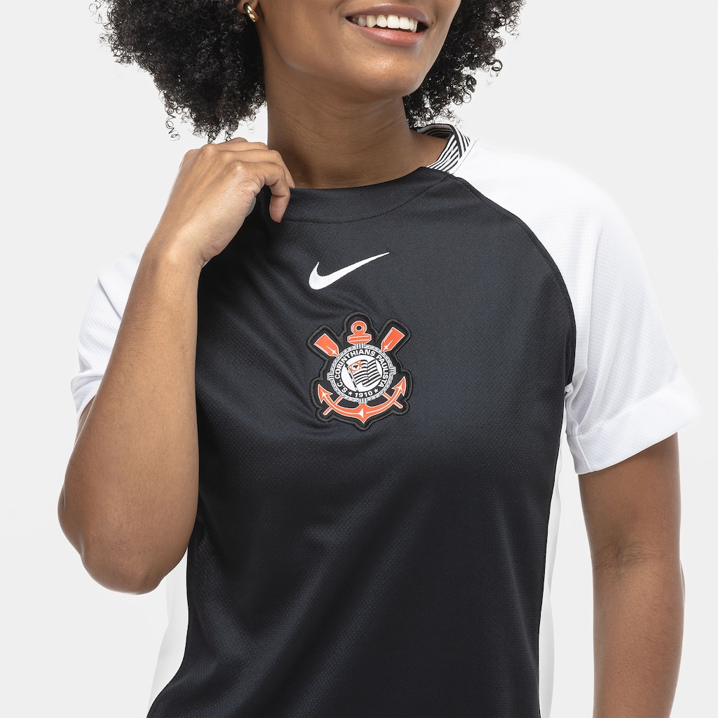 Imagem 5 do produto Camisa do Corinthians II 25 Torcedor Nike Feminina