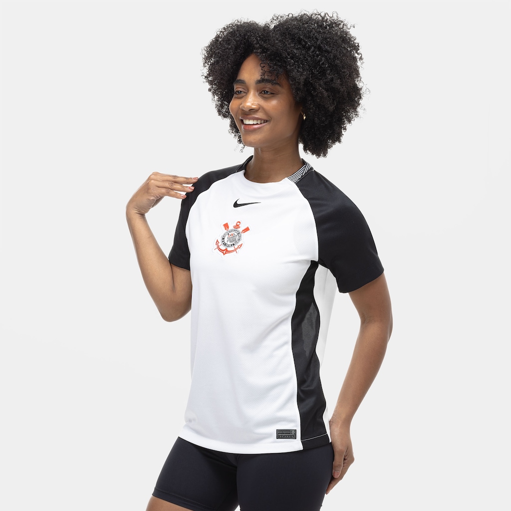 Imagem 4 do produto Camisa do Corinthians I 25 Torcedora Nike Feminina