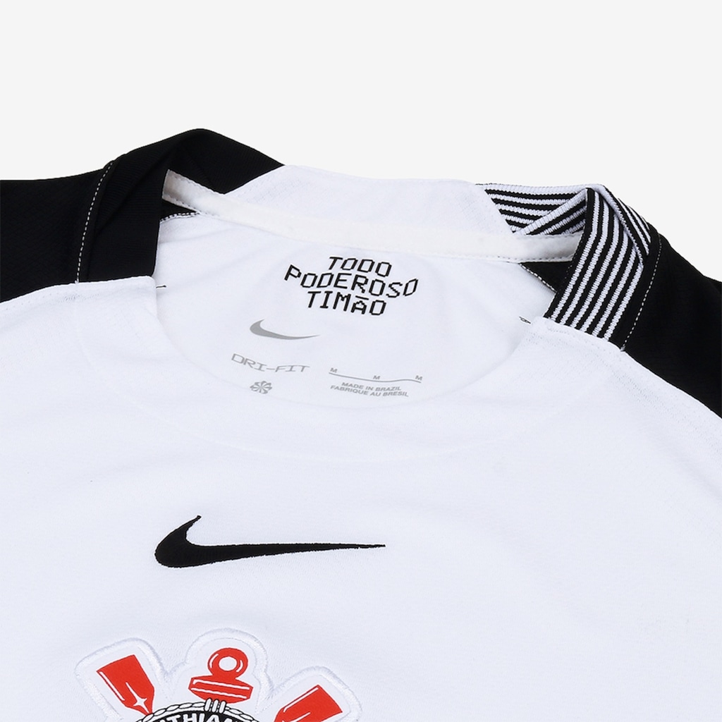 Imagem 4 do produto Camisa do Corinthians I 25/26 Torcedor Pro Nike Juvenil
