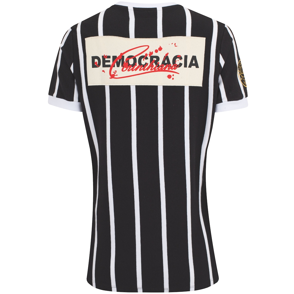 Imagem 2 do produto Camiseta do Corinthians Coimbra Feminina Democracia