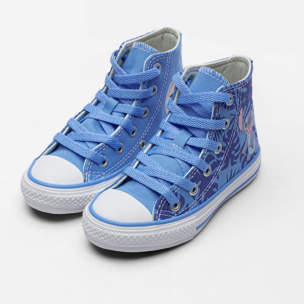 Imagem 4 do produto Tênis Infantil Cano Alto Converse X Disney Stitch Chuck Taylor All Star