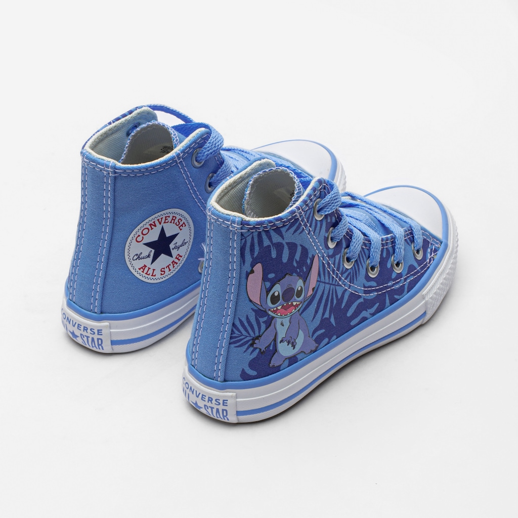 Imagem 5 do produto Tênis Infantil Cano Alto Converse X Disney Stitch Chuck Taylor All Star