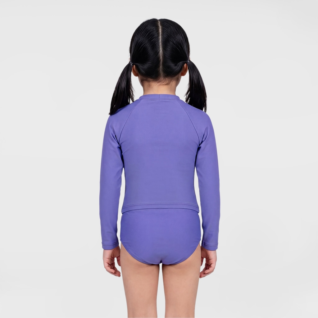 Imagem 2 do produto Conjunto Infantil Oxer Camiseta Manga Longa + Sunga com Proteção UV Menina