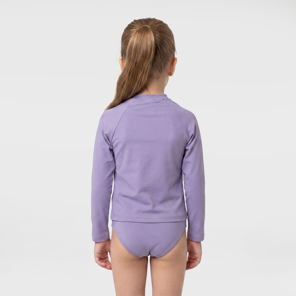 Imagem 2 do produto Conjunto Infantil Oxer Camiseta Manga Longa + Sunga com Proteção UV Menina