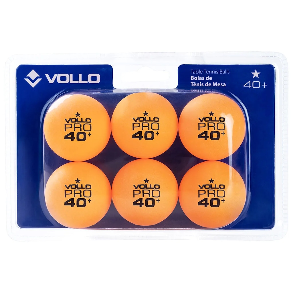 Imagem 2 do produto Bolas de Tênis de Mesa Vollo 1 Estrela com 6 Unidades