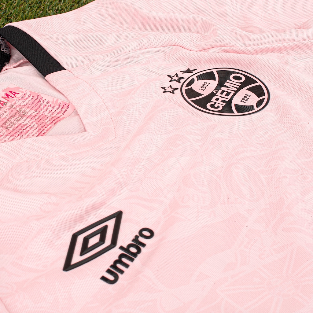 Imagem 2 do produto Camisa do Grêmio 25/26 Torcedor Outubro Rosa Umbro Masculina