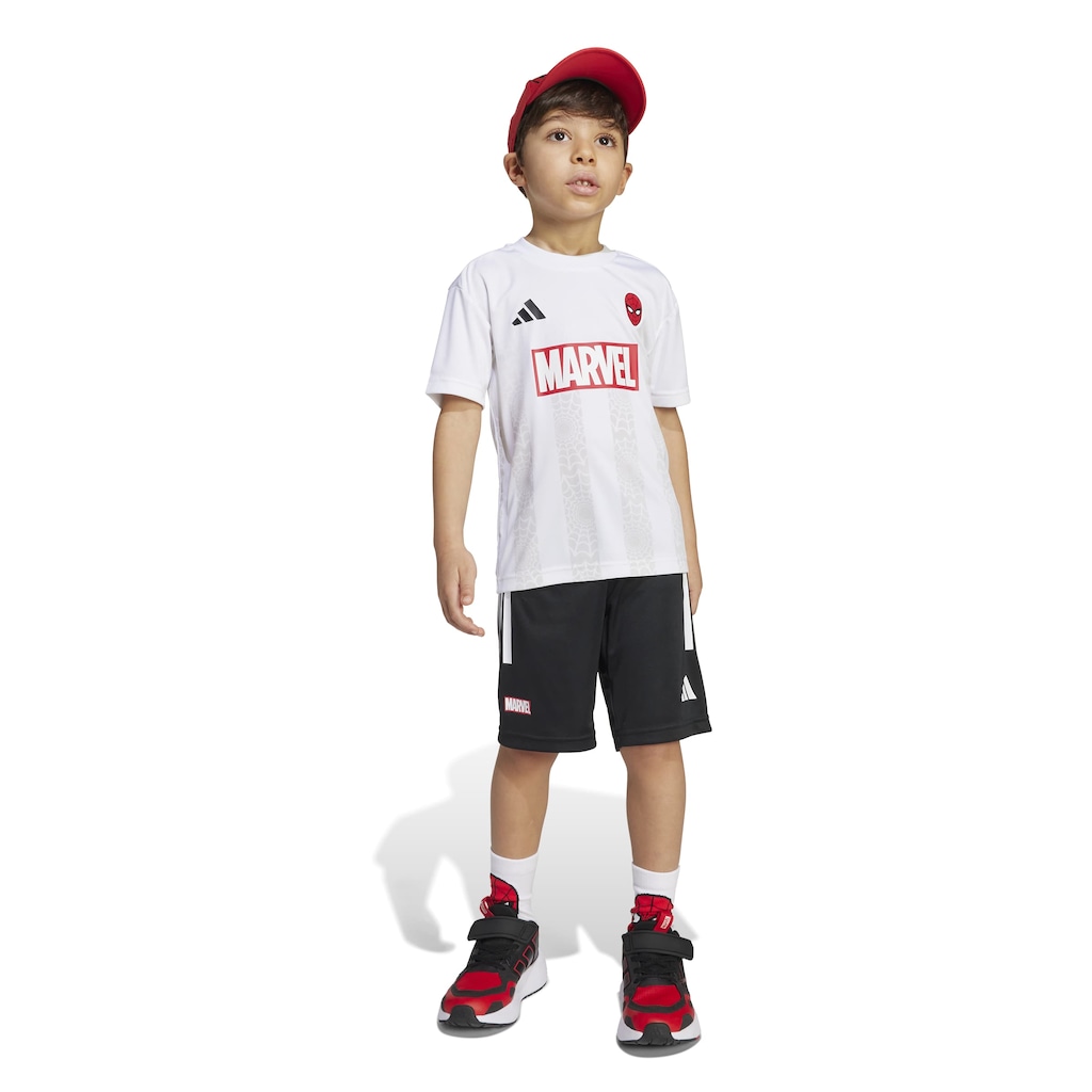 Imagem 5 do produto Conjunto Infantil adidas Homem-Aranha Marvel Camiseta e Bermuda