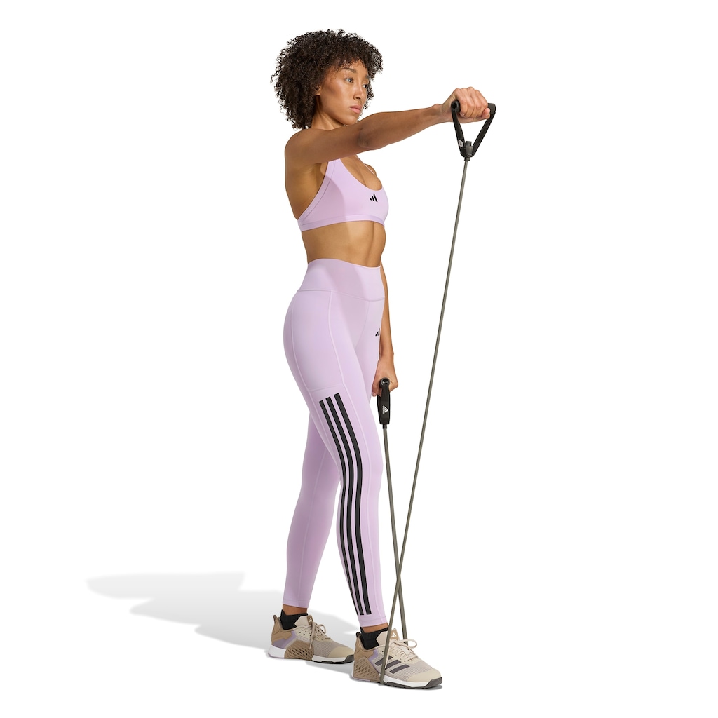 Imagem 3 do produto Calça adidas Legging Optime Três Listras Feminina