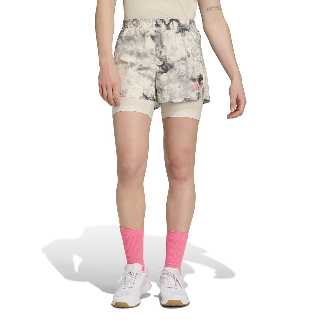 Imagem 2 do produto Short 2 Em 1 adidas Own The Run Spray Dye Feminina